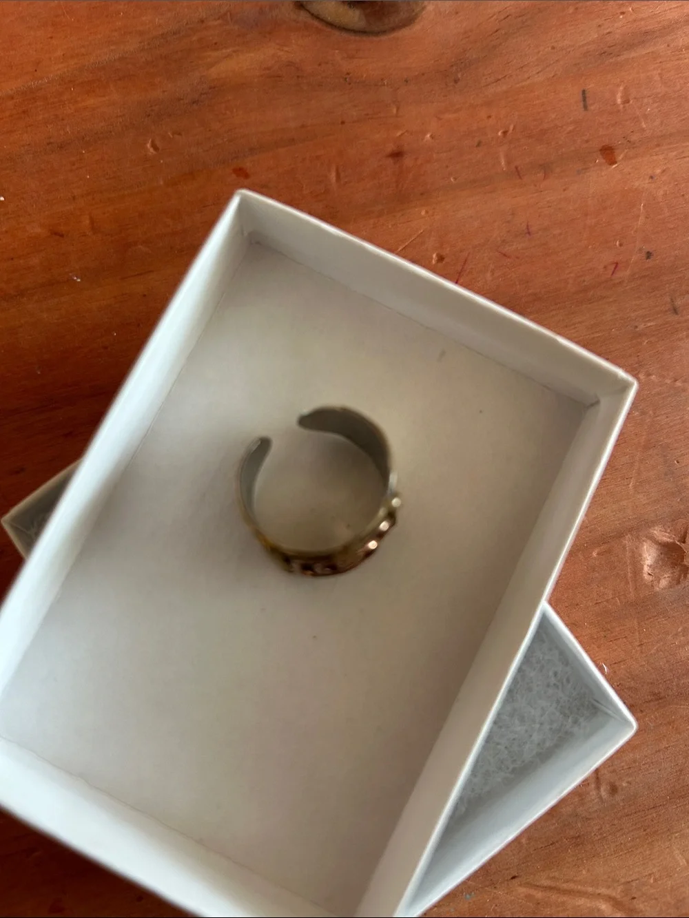 Adjustable Two-Tone Spiral Accent Women's Ring